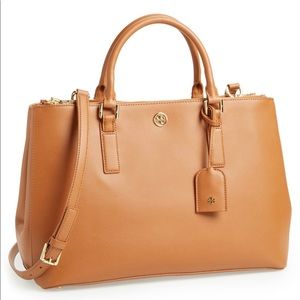 Authentic Tory Burch Robinson leather tote